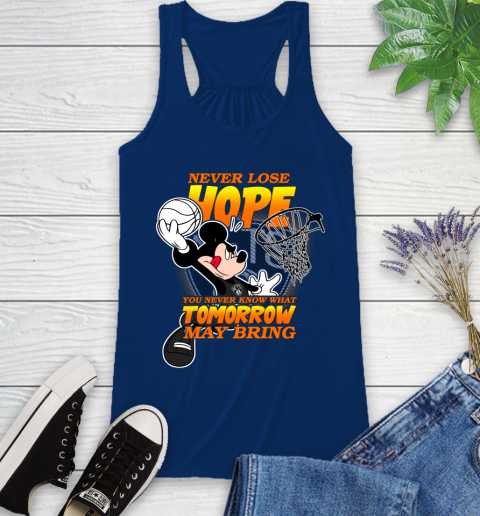 Brooklyn Nets NBA Basketball Mickey Disney Never Lose Hope Racerback Tank 8