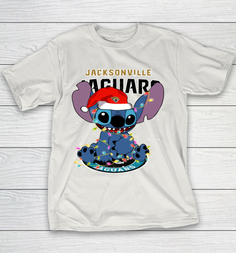 Jacksonville Jaguars NFL Football noel stitch Christmas Youth T-Shirt 8