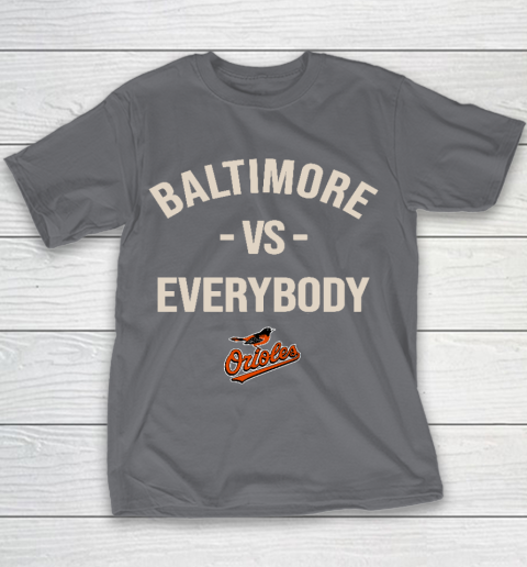 Baltimore Orioles Vs Everybody Youth T-Shirt 5