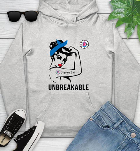 NBA Los Angeles Clippers Girl Unbreakable Basketball Sports Youth Hoodie