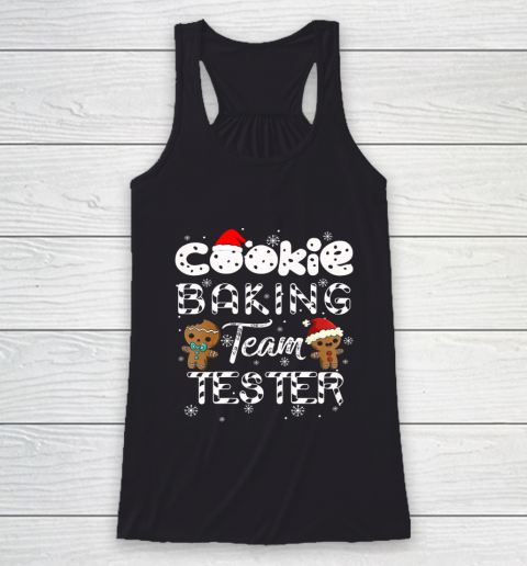 Cookie Baking Team Tester Gingerbread Christmas Racerback Tank