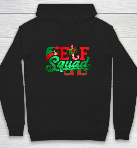Funny Gift Family Matching Christmas Holiday Group Elf Squad Hoodie