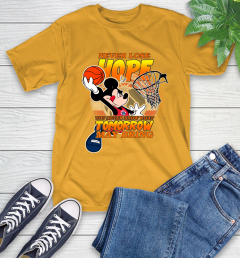 Washington Wizards NBA Basketball Mickey Disney Never Lose Hope T-Shirt 2