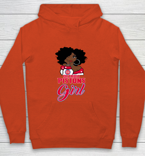 Detroit Pistons Girl NBA Youth Hoodie 4