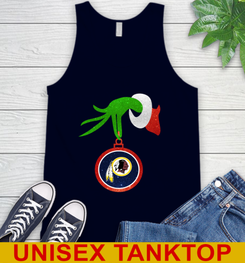 Washington Redskins Grinch Merry Christmas NFL Football Tank Top 3