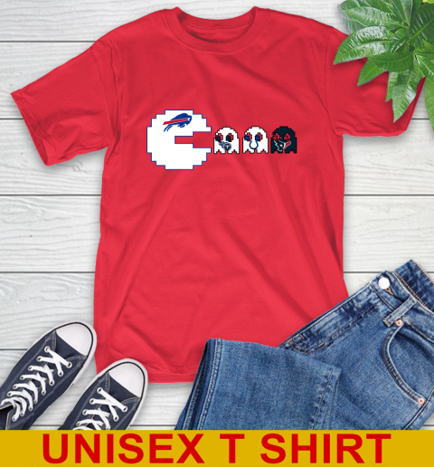 Buffalo Bills NFL Football Pac Man Champion T-Shirt 10