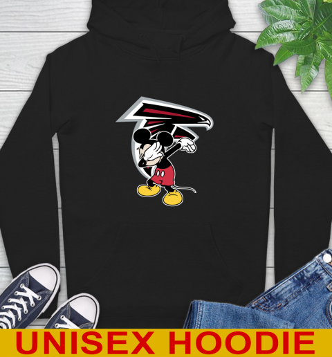 Atlanta Falcons NFL Football Dabbing Mickey Disney Sports Hoodie 2