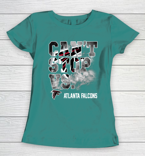 NFL Atlanta Falcons Can't Stop Vs Women's T-Shirt 10