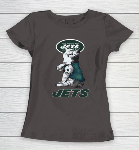 NFL Football My Cat Loves New York Jets Women's T-Shirt 7