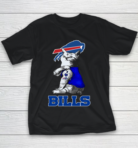 NFL Football My Cat Loves Buffalo Bills Youth T-Shirt