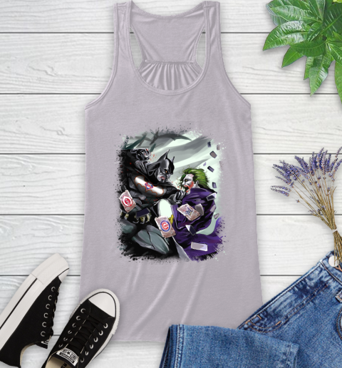 Philadelphia Phillies MLB Baseball Batman Fighting Joker DC Comics Racerback Tank 5
