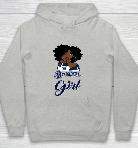 Milwaukee Brewerss Girl MLB Youth Hoodie 2