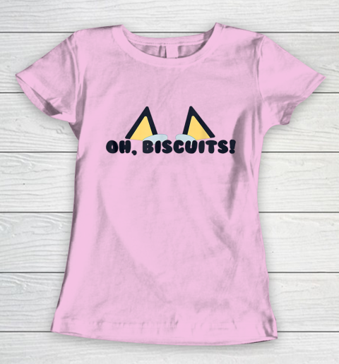 Blueys Oh Biscuits Mums Dad Cartoon Mothers Women's T-Shirt 6