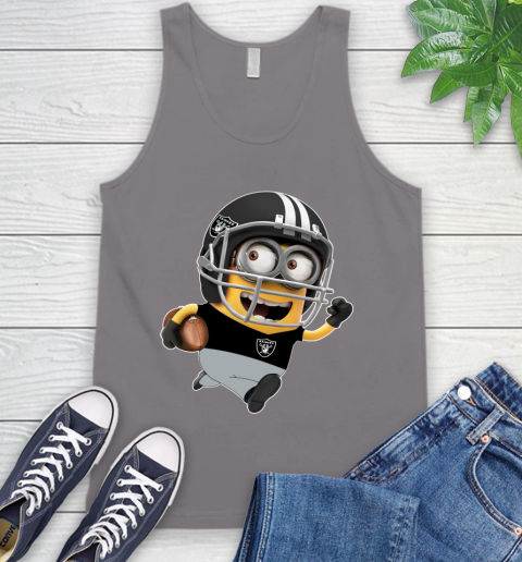 NFL Oakland Raiders Minions Disney Football Sports Tank Top 7