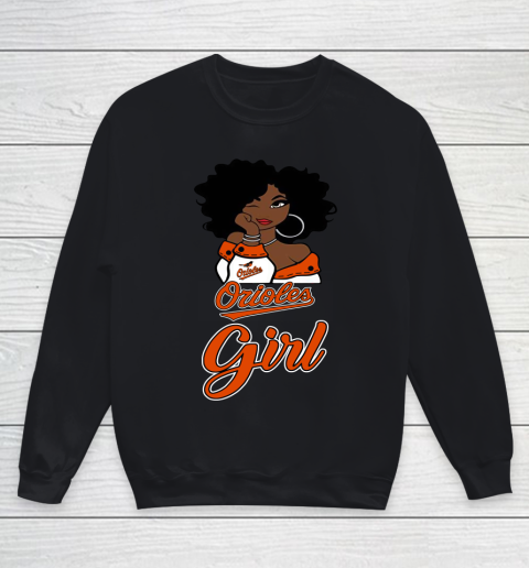 Baltimore Orioles Girl MLB Youth Sweatshirt