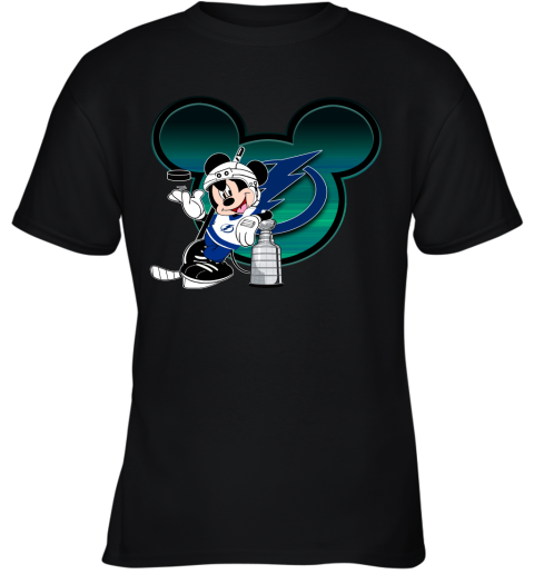 NHL Tampa Bay Lightning Stanley Cup Mickey Mouse Disney Hockey T Shirt 8BJuCT9VB9M youth t shirt 26 95 151514 front black