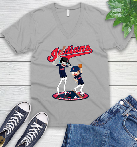 MLB Cleveland Indians Rick And Morty Baseball 52