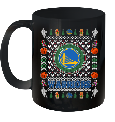 Golden State Warriors Merry Christmas NBA Basketball Loyal Fan Ceramic Mug 11oz