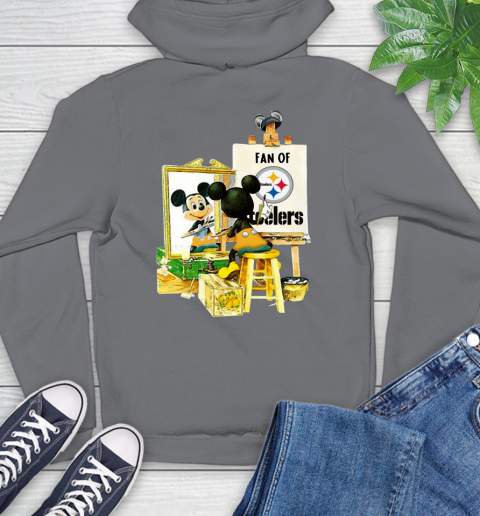 NFL Football Pittsburgh Steelers Mickey Drawing Shirt 19