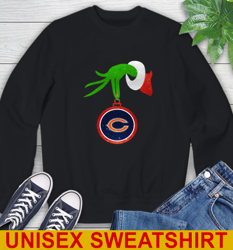 Chicago Bears Grinch Merry Christmas NFL Football Sweatshirt 2