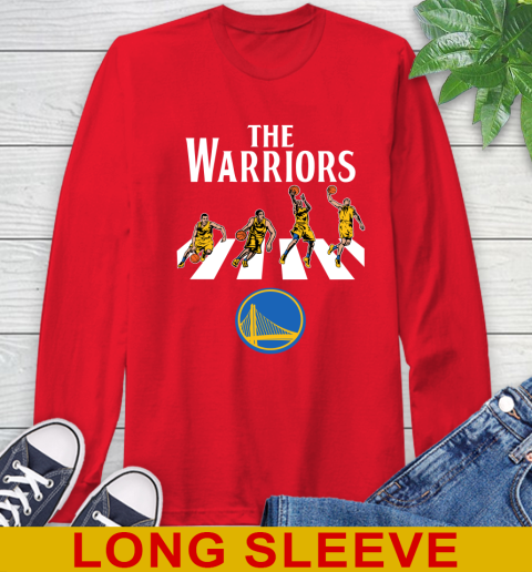 NBA Basketball Golden State Warriors The Beatles Rock Band Shirt Long Sleeve T-Shirt 12