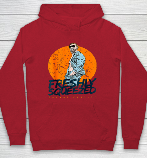 Wrestling Freshly Squeezed Orange Cassidy AEW Wrestler Youth Hoodie 6