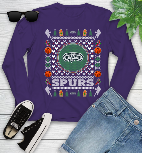 San Antonio Spurs Merry Christmas NBA Basketball Loyal Fan Ugly Shirt 127
