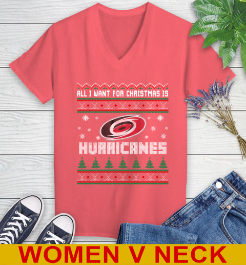 Carolina Hurricanes NHL Hockey All I Want For Christmas Is My Team Sports 78