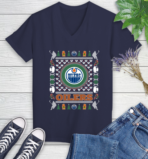 Edmonton Oilers Merry Christmas NHL Hockey Loyal Fan Ugly Shirt 85