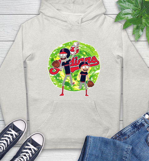 MLB Cleveland Indians Rick And Morty Baseball Sports Hoodie 12