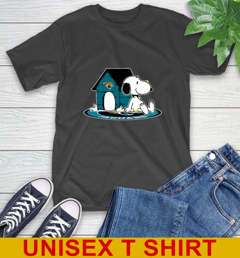 NFL Football Jacksonville Jaguars Snoopy The Peanuts Movie Shirt T-Shirt 2