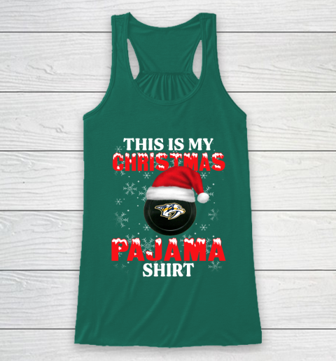 Nashville Predators This Is My Christmas Pajama Shirt NHL Racerback Tank 5