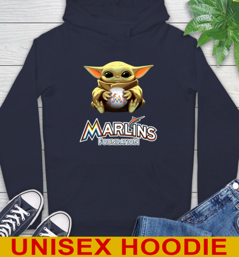 MLB Baseball Miami Marlins Star Wars Baby Yoda Shirt 16