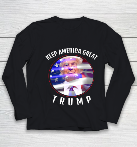 Keep America Great Trump 2020 Election Day Youth Long Sleeve