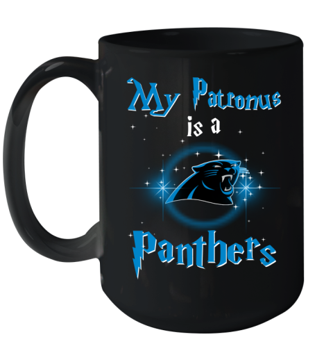 NFL Football Harry Potter My Patronus Is A Carolina Panthers Ceramic Mug 15oz