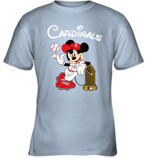 St. Louis Cardinals Mickey Taking The Trophy MLB 2019 Youth T-Shirt 
