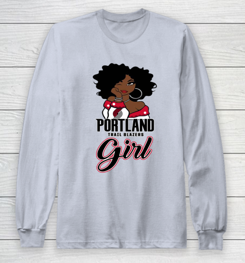 Portland Trail Blazers Girl NBA Long Sleeve T-Shirt 6