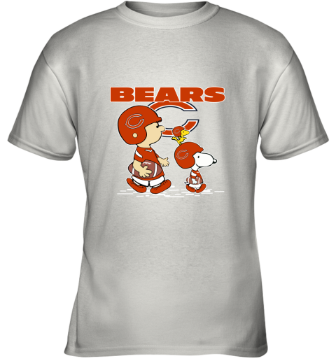 Chicago Bears Let's Play Football Together Snoopy NFL Youth T-Shirt