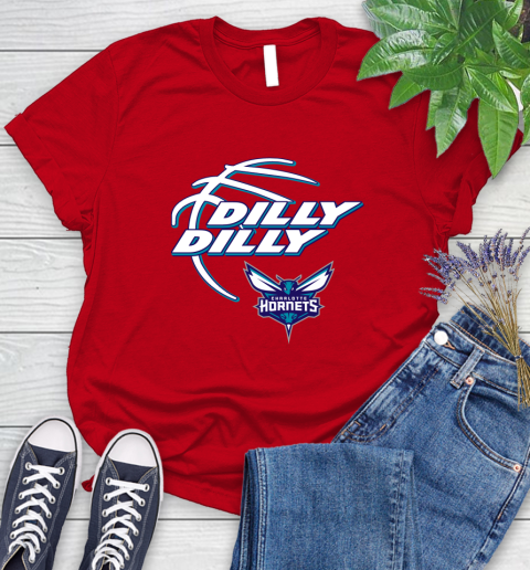 NBA Charlotte Hornets Dilly Dilly Basketball Sports Women's T-Shirt 9