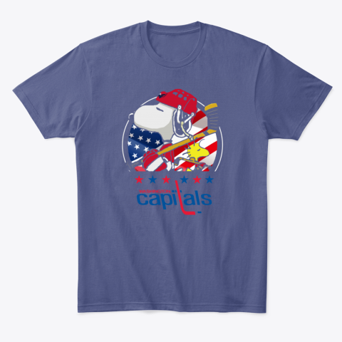 kmtp washington capitals snoopy and woodstock nhl classic t shirt 2 front purple