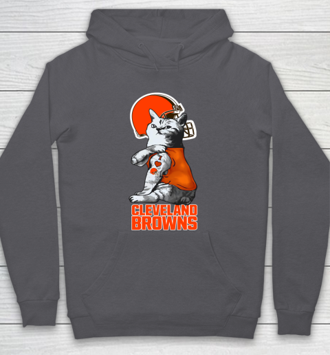 NFL Football My Cat Loves Cleveland Browns Hoodie 4