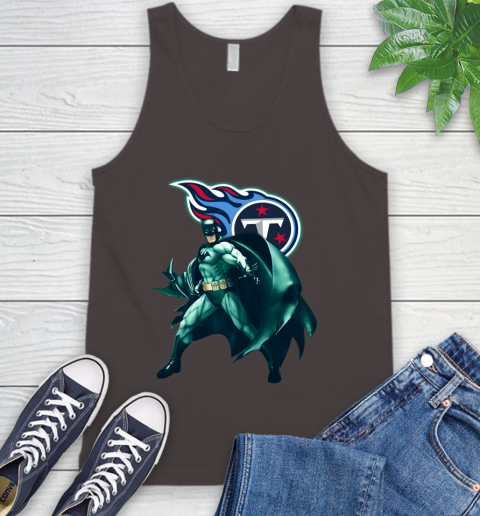 NFL Batman Football Sports Tennessee Titans Tank Top 7