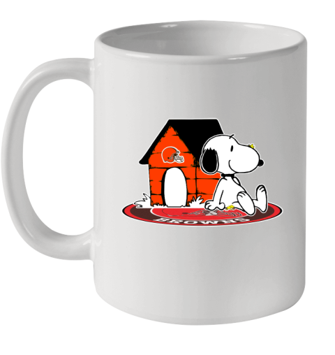 NFL Football Cleveland Browns Snoopy The Peanuts Movie Shirt Ceramic Mug 11oz