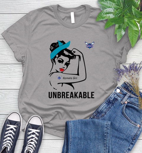 NBA Charlotte Hornets Girl Unbreakable Basketball Sports Women's T-Shirt 3