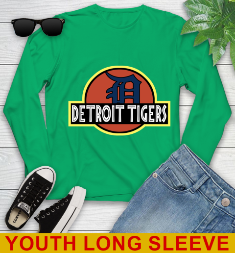 MLB Detroit Tigers Jurassic Park Dinosaur Movie Baseball Sports 128
