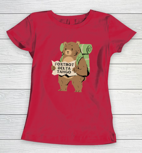 Bear Foxtrots Deltas Tangos Funny Women's T-Shirt 7