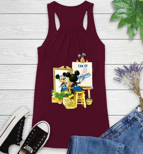 MLB Baseball Los Angeles Dodgers Mickey Drawing Shirt 38