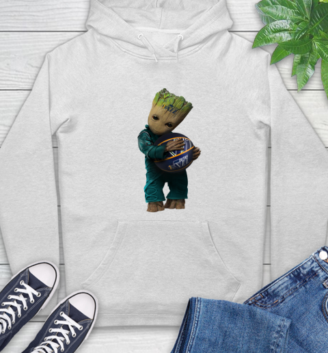 NBA Groot Guardians Of The Galaxy Basketball Sports Utah Jazz Hoodie