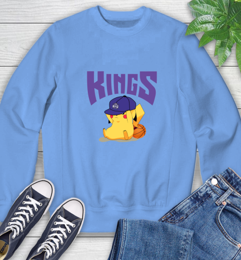 NBA Pikachu Basketball Sports Sacramento Kings Sweatshirt 11