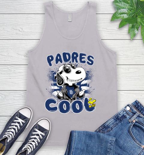 MLB Baseball San Diego Padres Cool Snoopy Shirt Tank Top 3